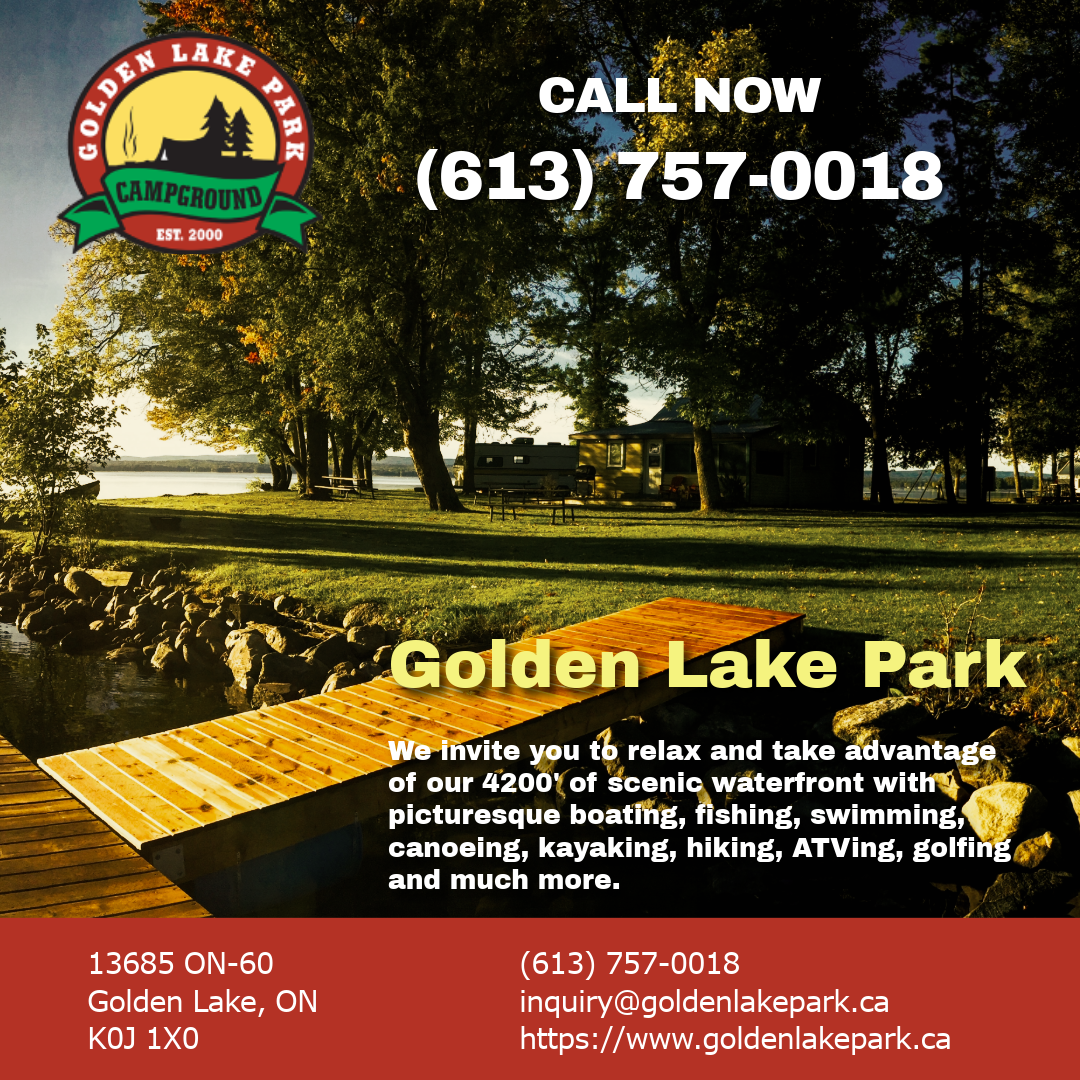 Discover lakeside camping, seasonal sites, and family-friendly outdoor fun at Golden Lake Park in Ontario. Plan your next nature getaway today.